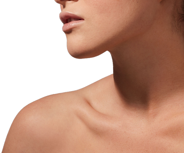 Woman looking over shoulder