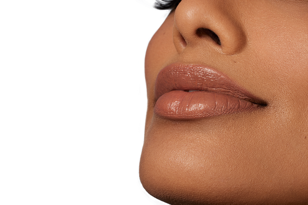 woman's lips smiling